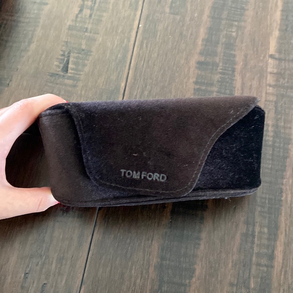 Tom Ford velvet sunglass case